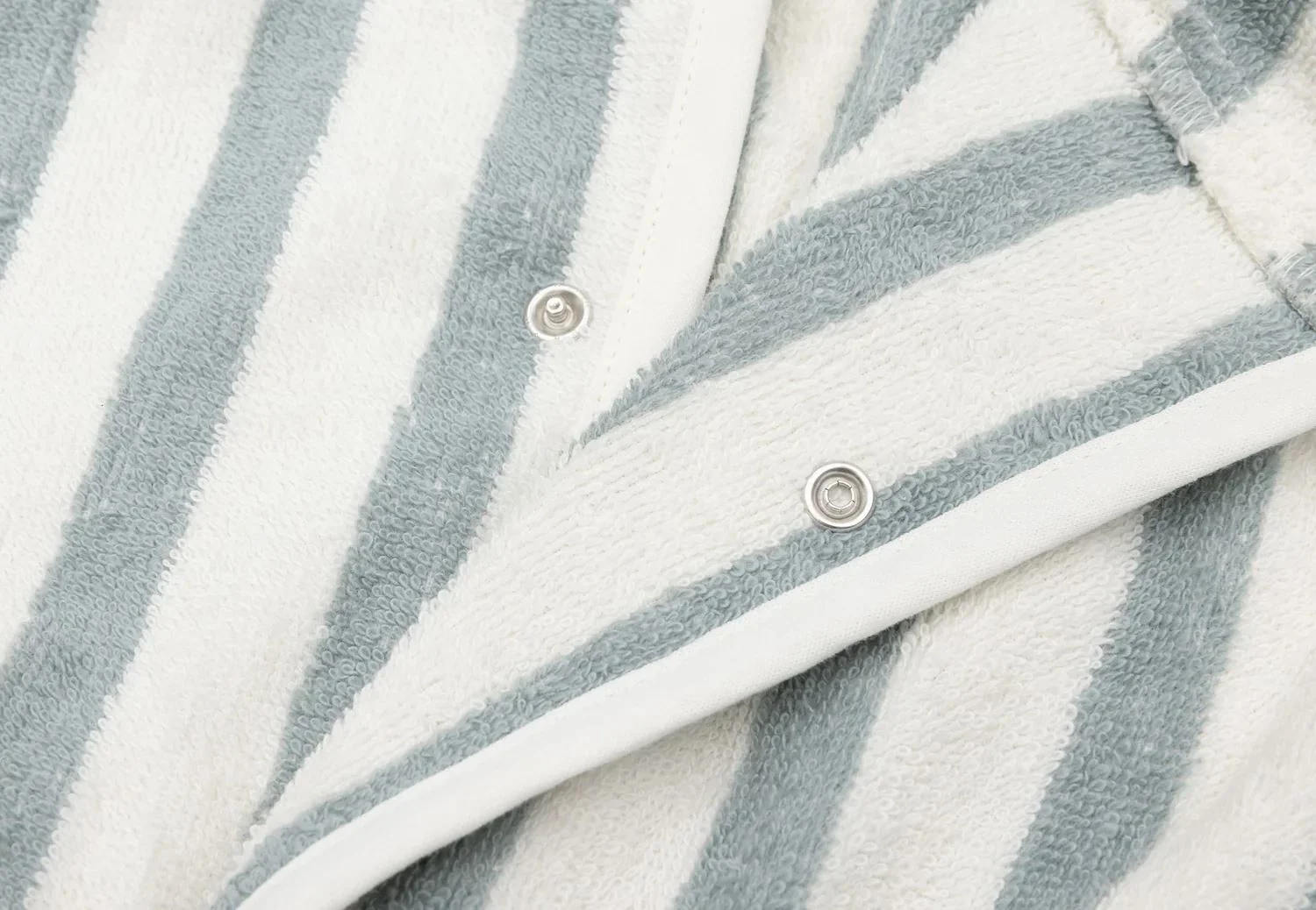 Halatel de baie Jollein Stripe Terry Sea Green GOTS (1-2 ani) foto