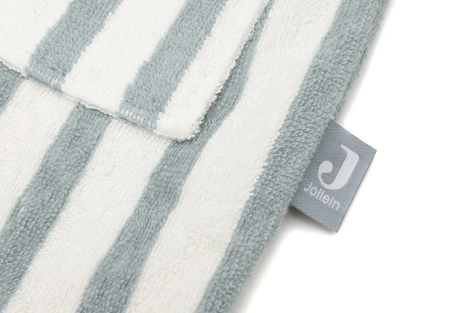 Halatel de baie Jollein Stripe Terry Sea Green GOTS (3-4 ani) foto