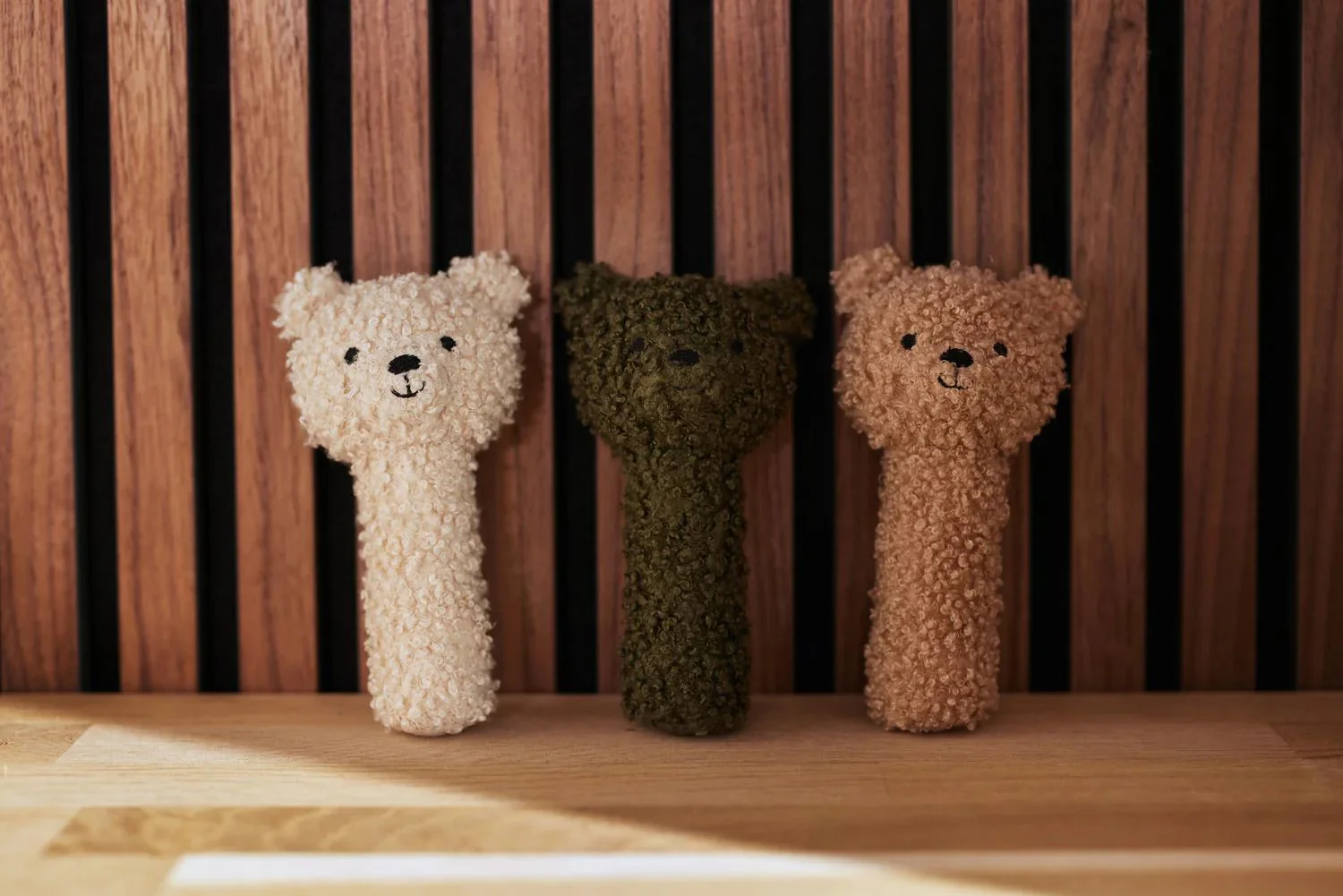 Текстильная погремушка Jollein Teddy Bear Biscuit foto