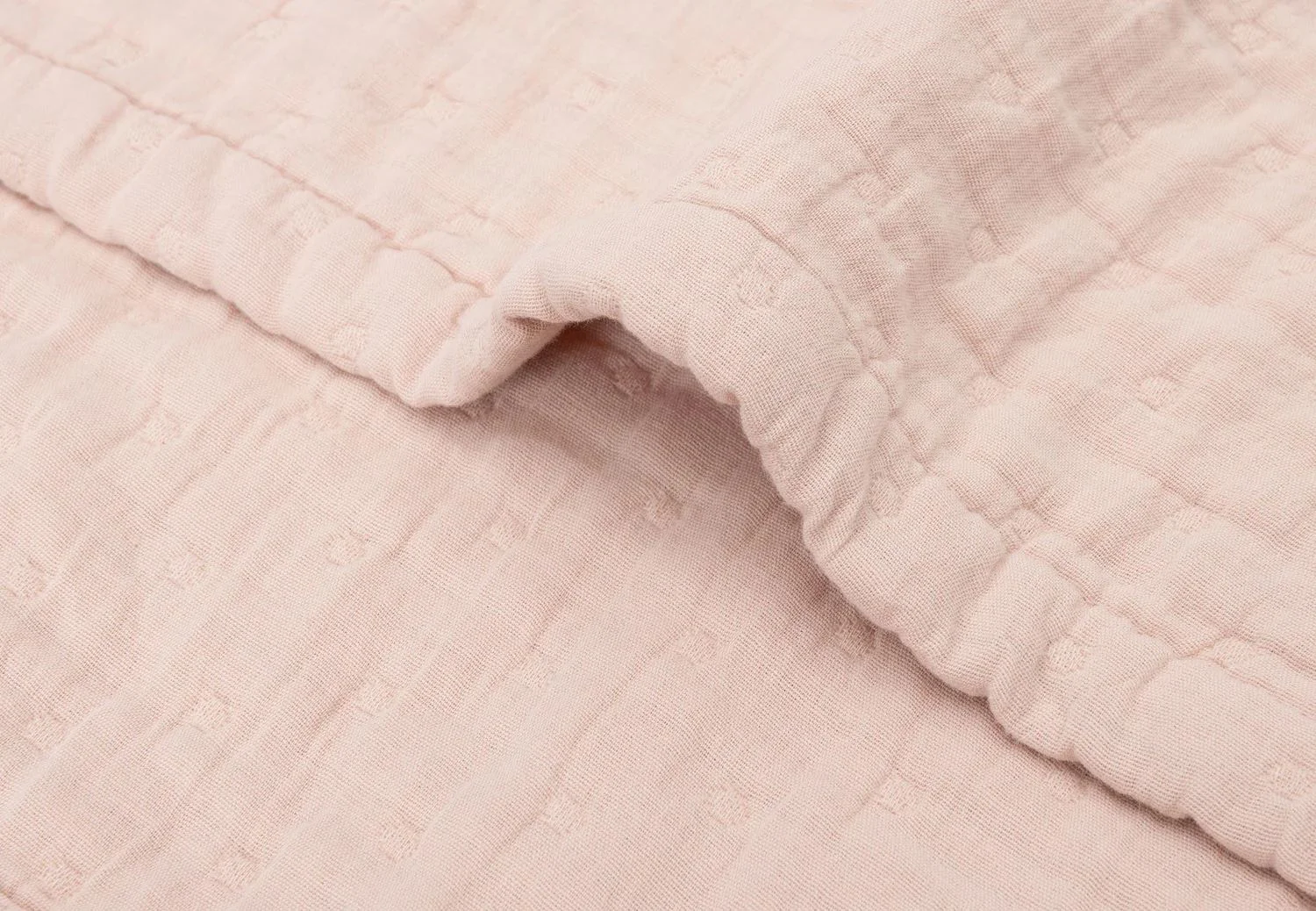 Paturica din muselina Jollein Jacquard Wild Rose, 75x100 cm foto