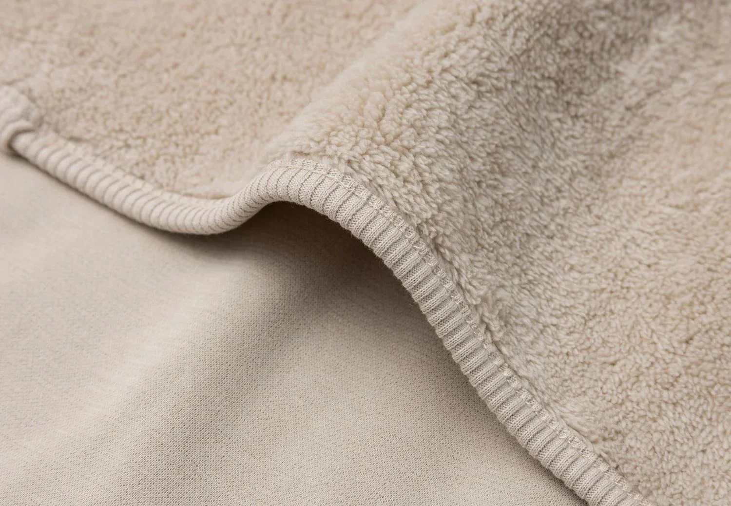 Paturica Jollein Basic Jersey/Sherpa Warm Sand, 75x100 cm foto