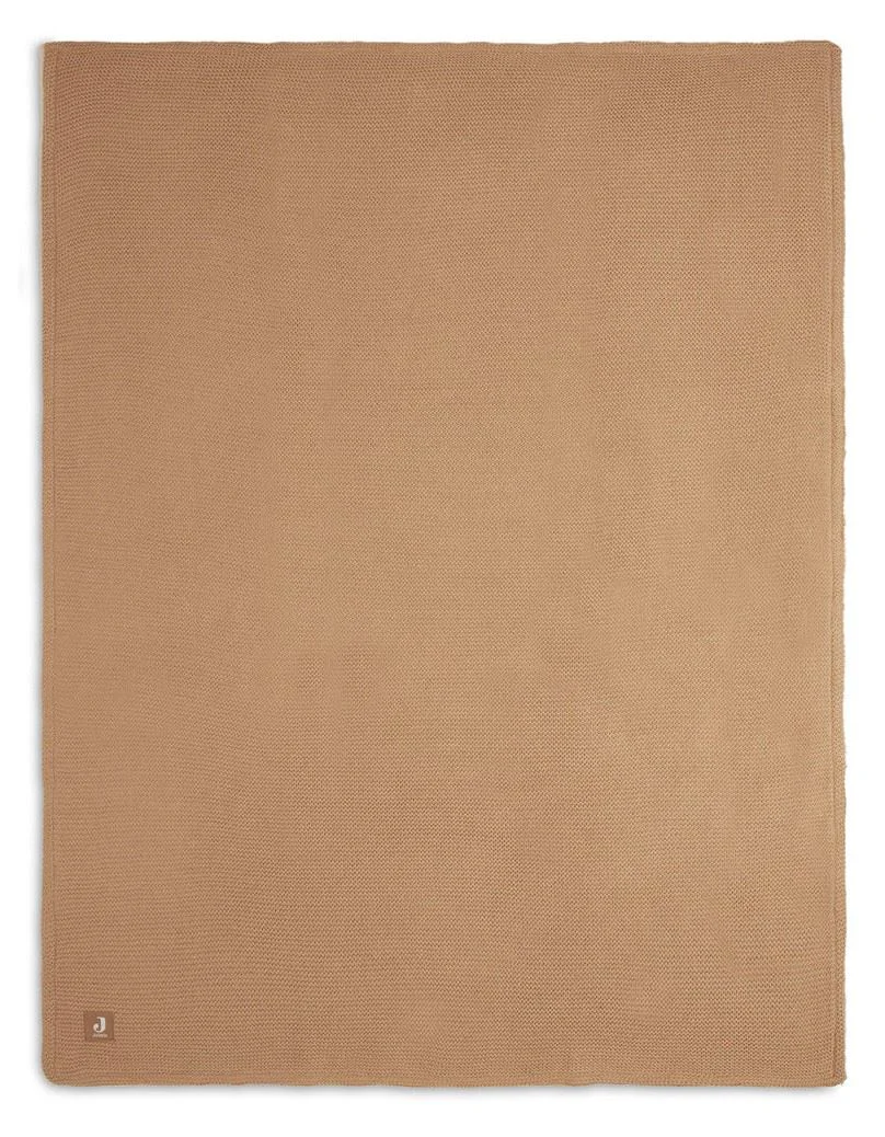 Paturica Jollein Basic Knit Biscuit/Fleece, 75x100 cm foto