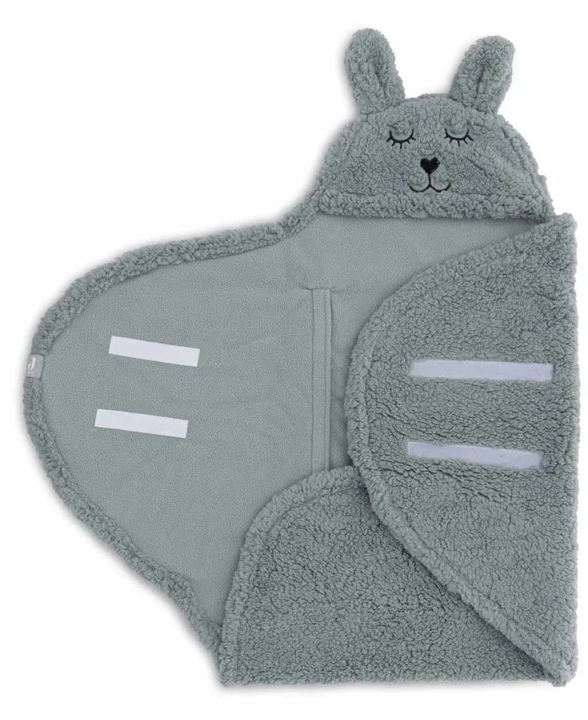Пеленальный конверт Jollein Bunny Sea Green foto