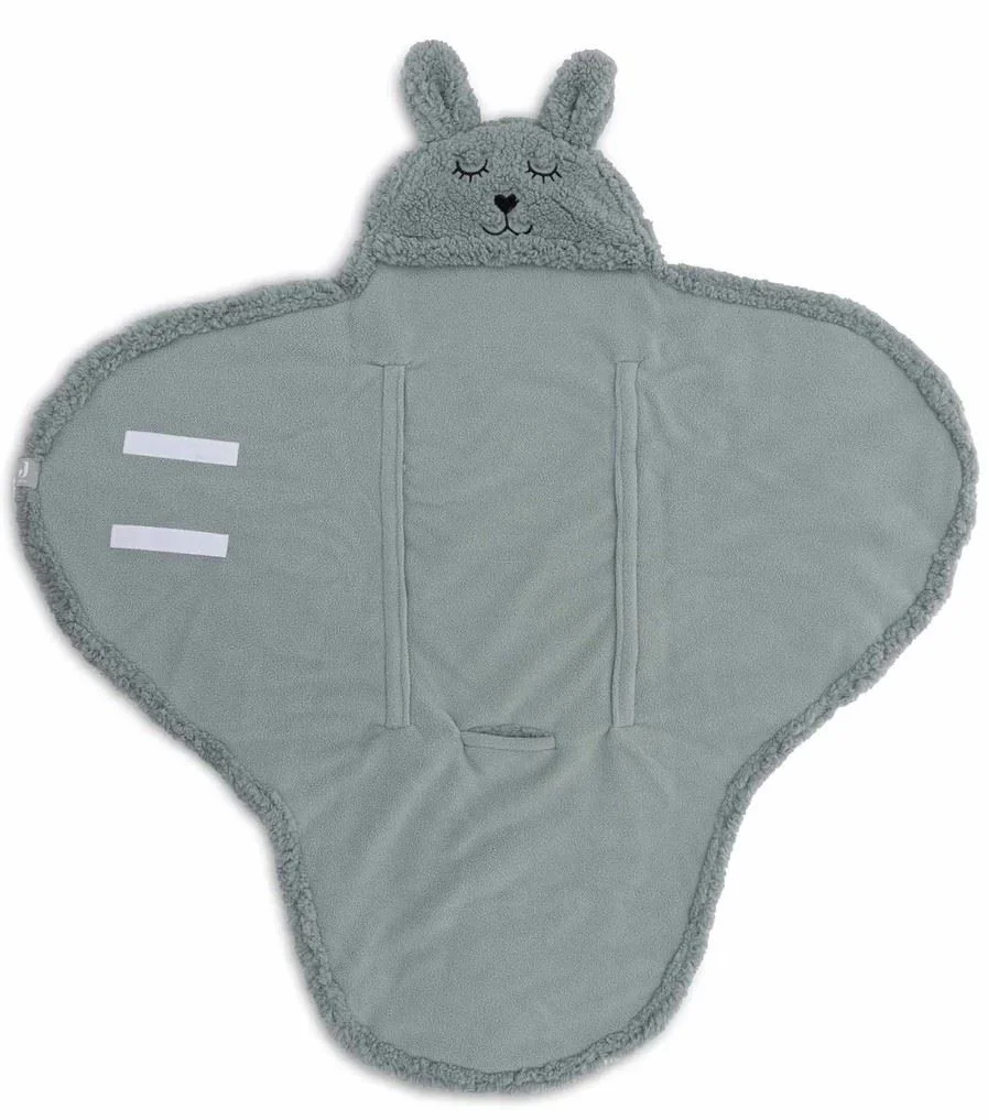 Пеленальный конверт Jollein Bunny Sea Green foto