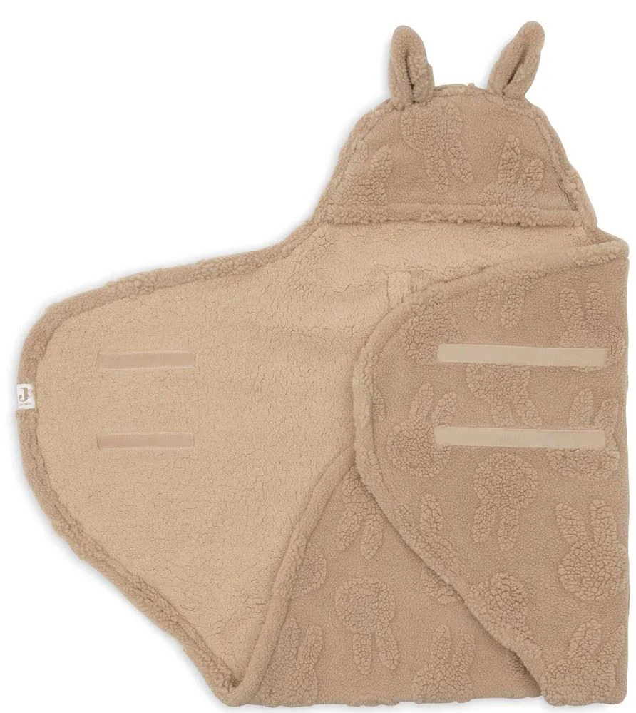 Пеленальный конверт Jollein Miffy Jacquard Teddy Biscuit foto