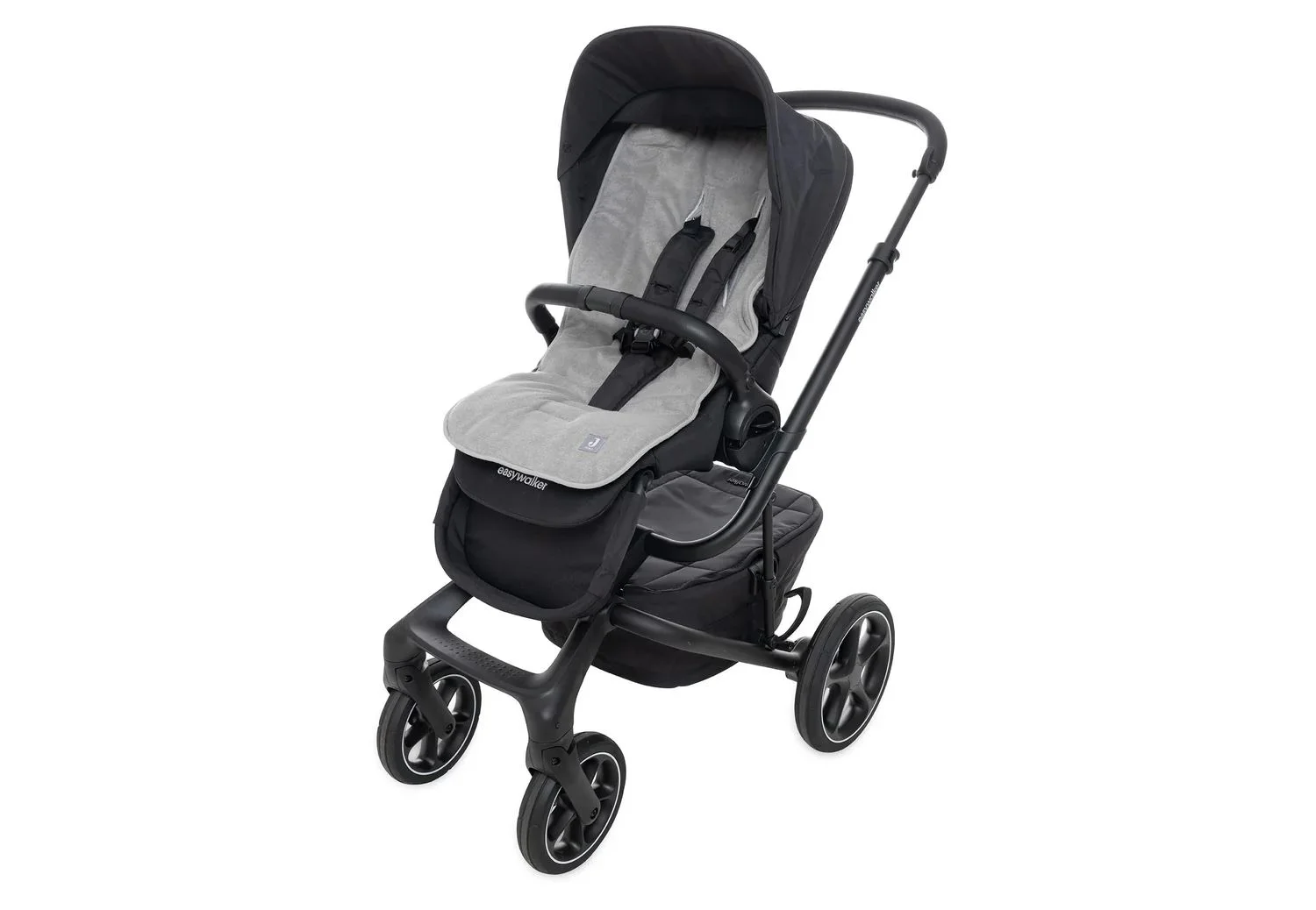 Матрасик для коляски Jollein Terry/Cotton Storm Grey foto