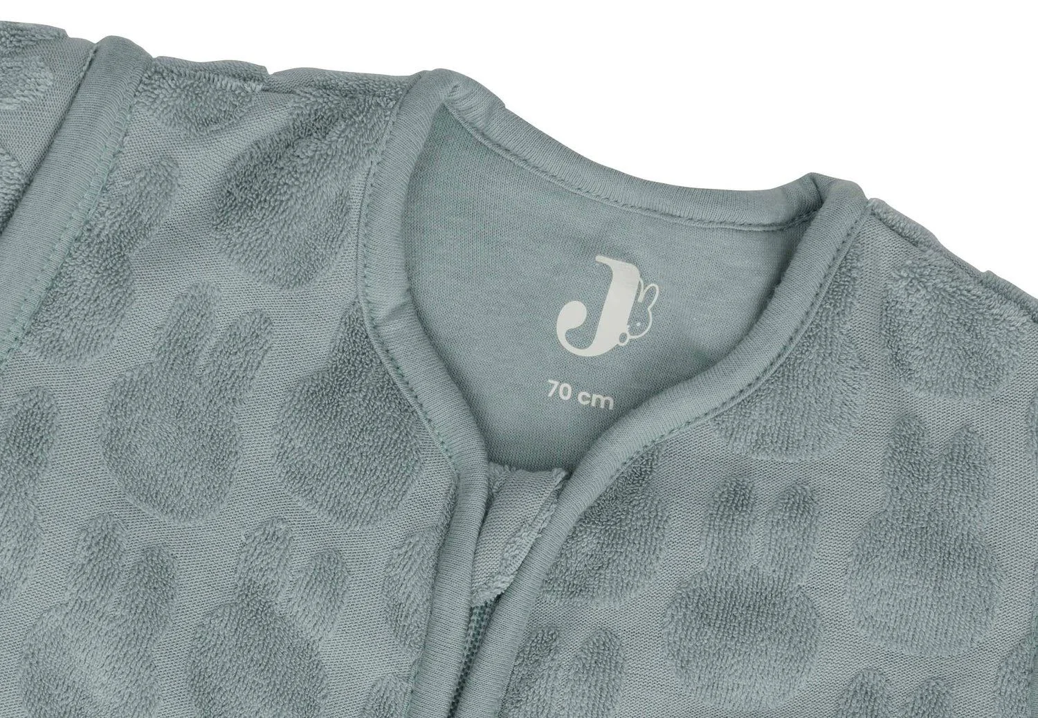 Спальный мешок с отстёгивающимися рукавами Jollein Miffy Jacquard Sea Green, 70 см foto