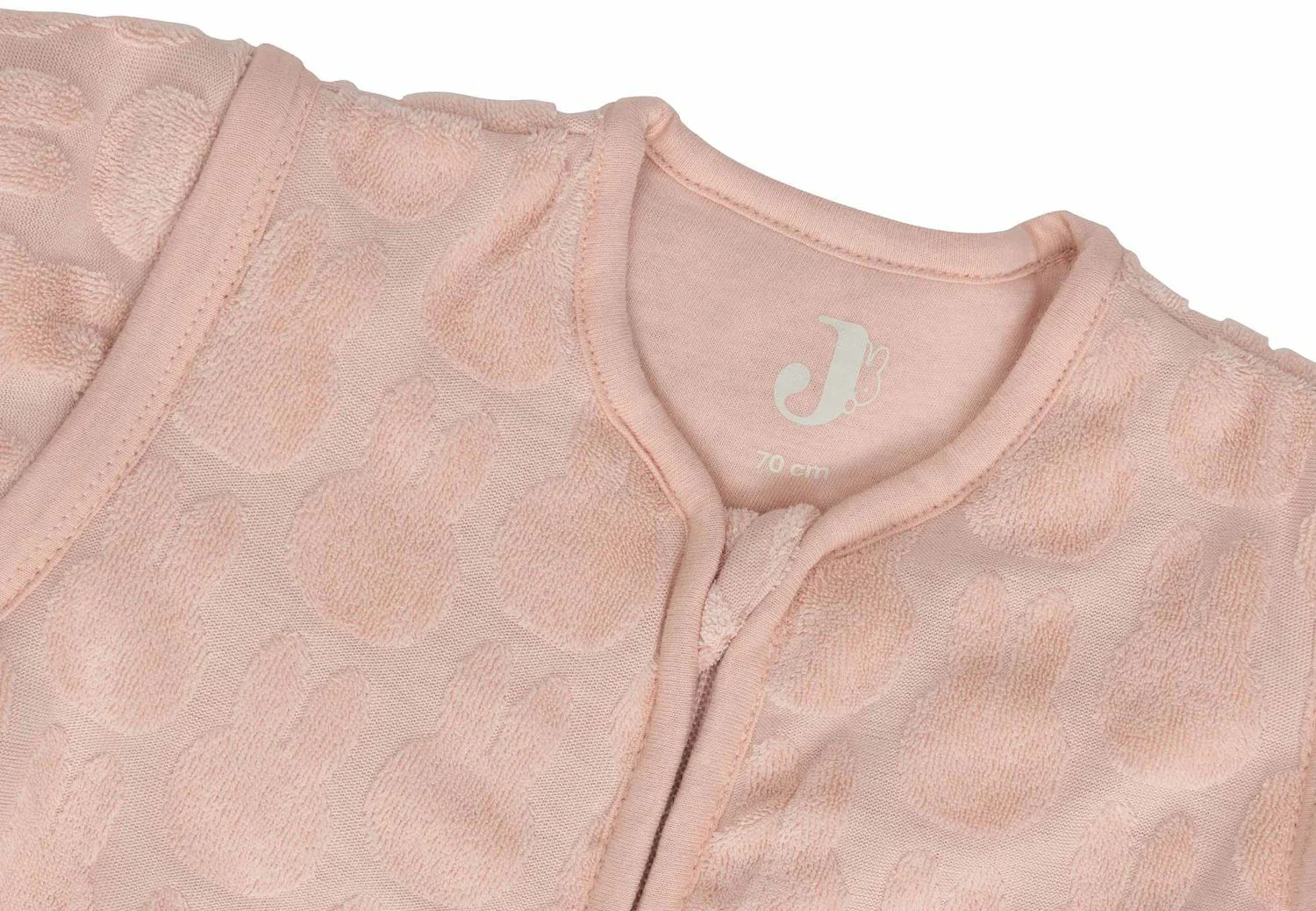 Спальный мешок с отстёгивающимися рукавами Jollein Miffy Jacquard Wild Rose, 90 см foto