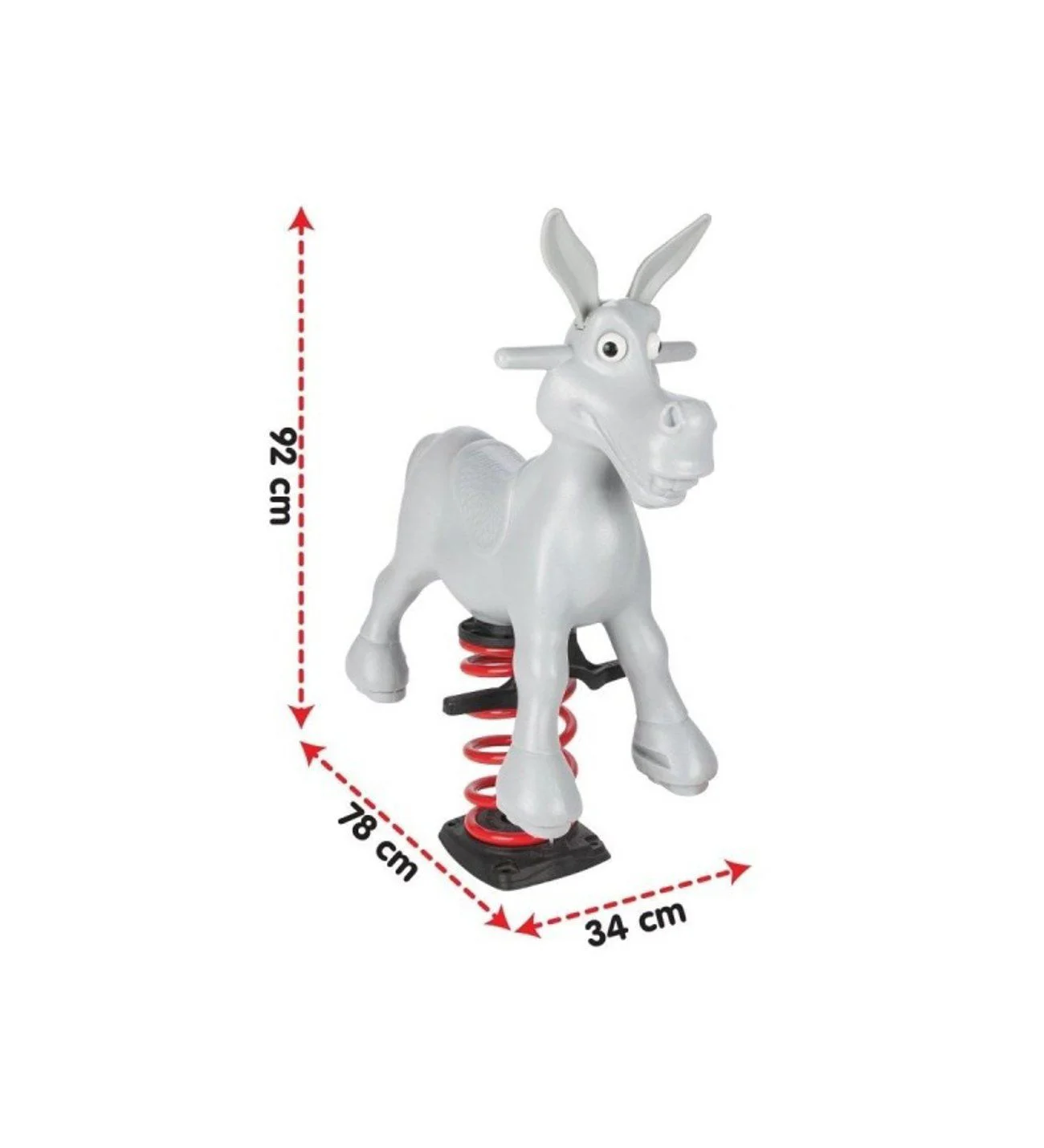 Качалка-ослик на пружине Pilsan Happy Donkey foto
