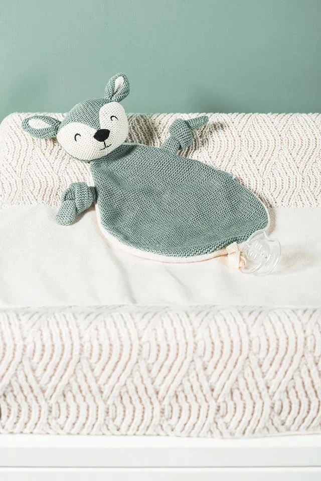 Держатель-игрушка для пустышки Jollein Deer Ash Green foto