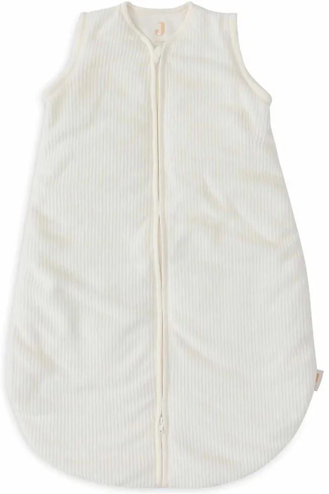 Спальный мешок с отстёгивающимися рукавами Jollein Round Rib Ivory, 90 см foto