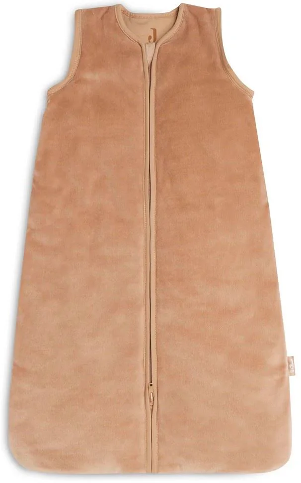 Sac de dormit cu maneci detasabile Jollein Velvet Biscuit, 70 cm foto