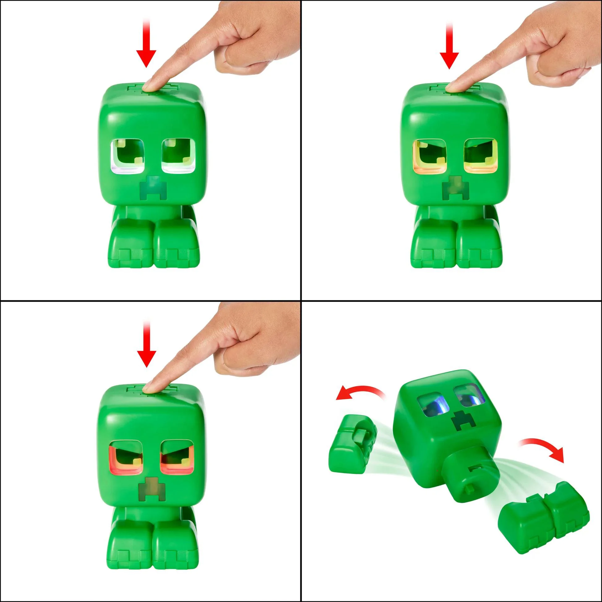 Jucarie interactiva Minecraft Creeper foto
