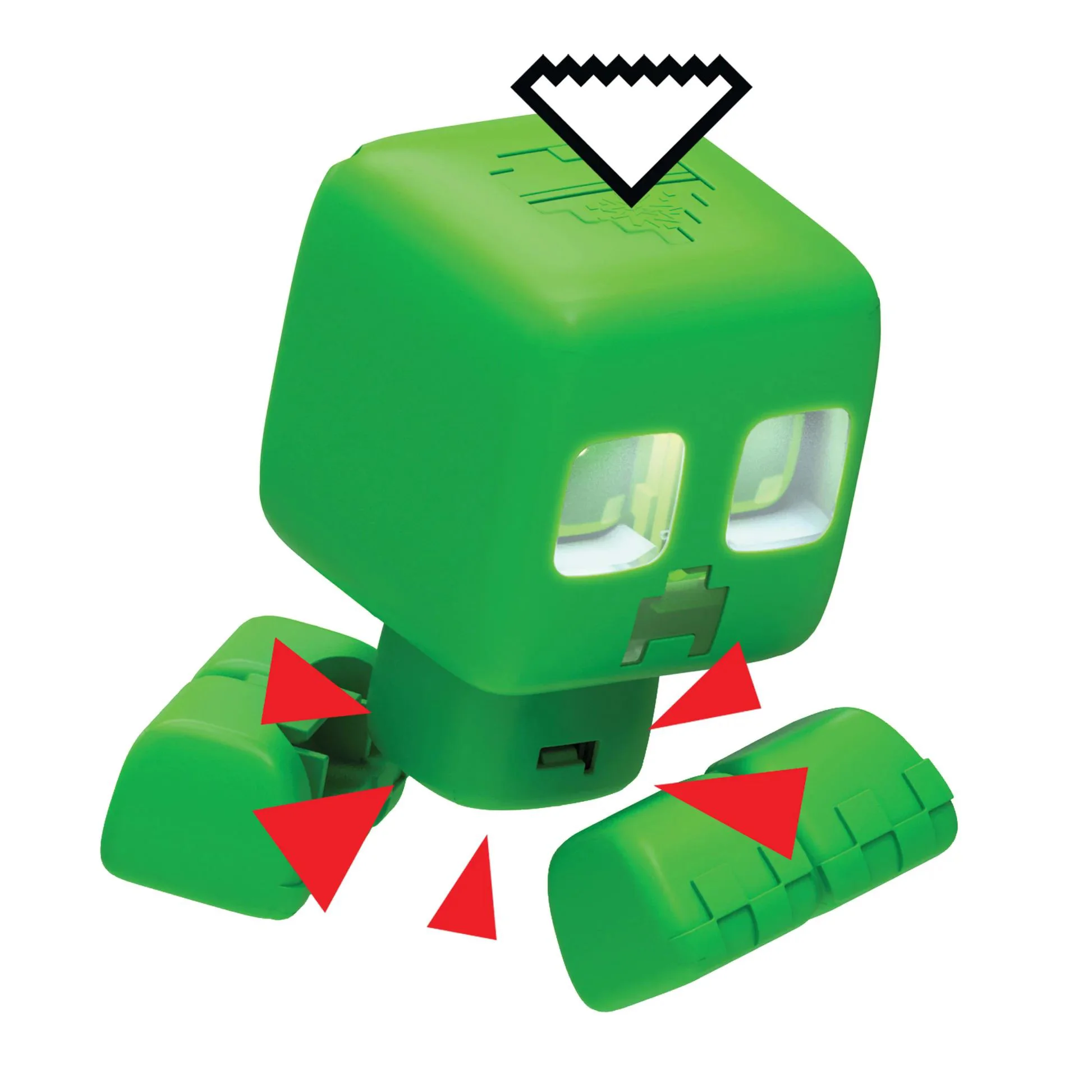 Jucarie interactiva Minecraft Creeper foto