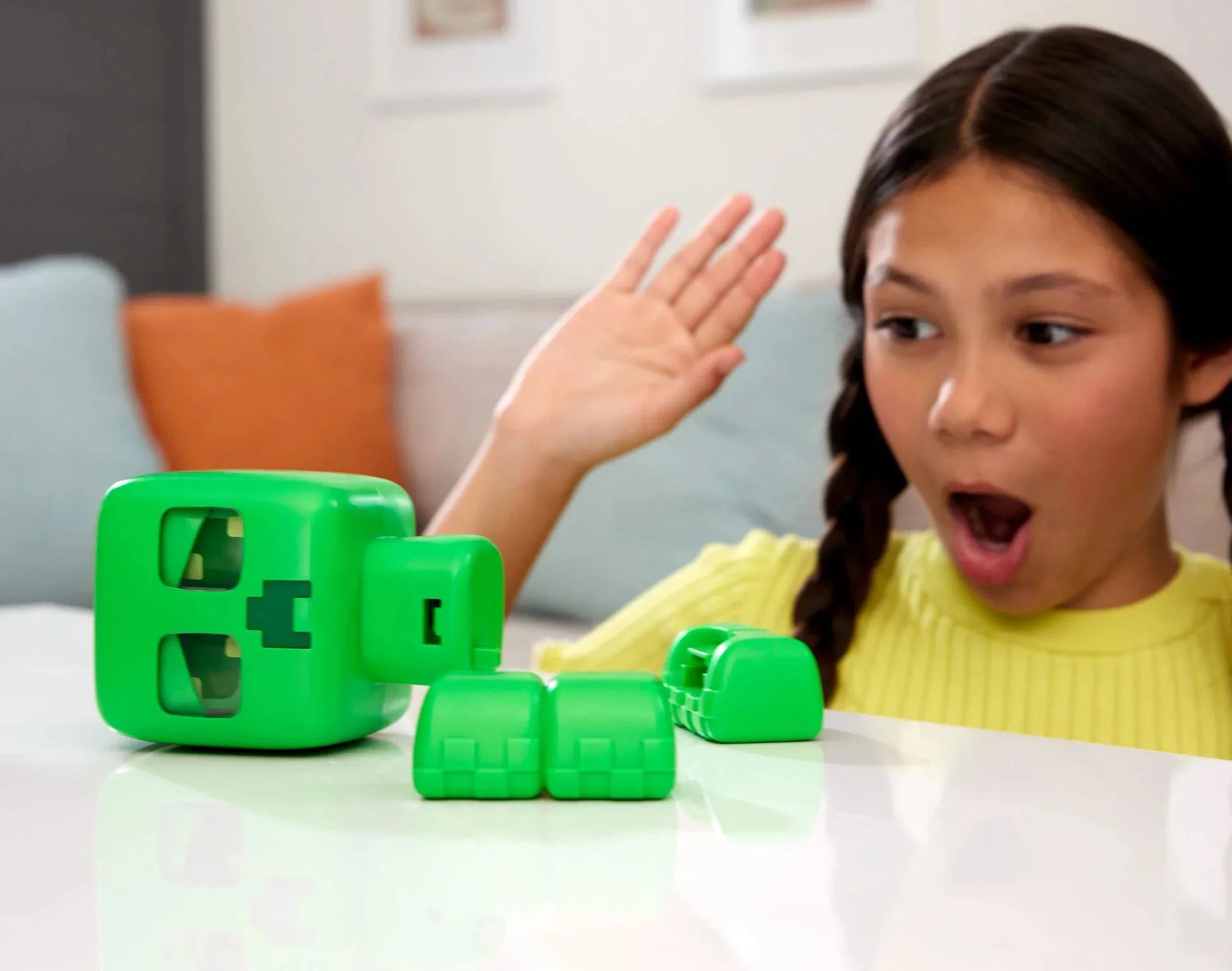 Jucarie interactiva Minecraft Creeper foto