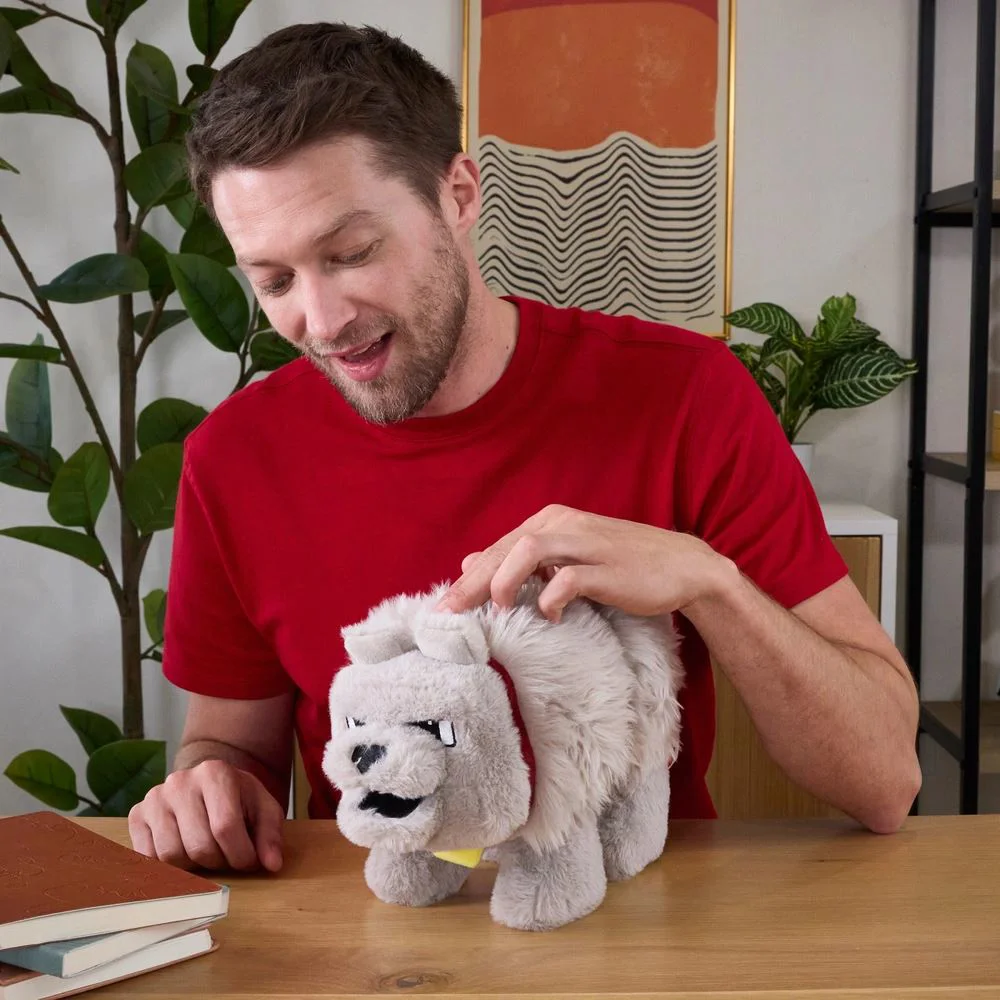 Jucarie interactiva din plus Minecraft Lupul Dennis foto