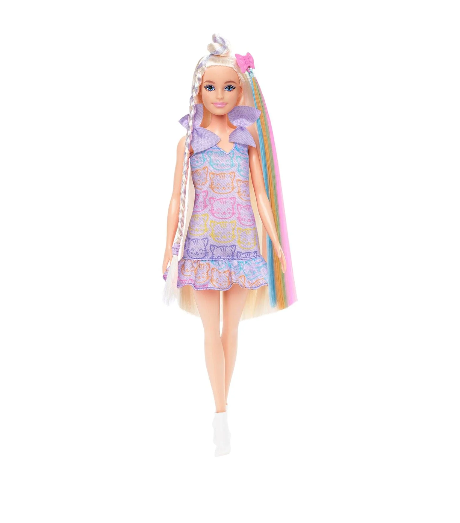 Papusa Barbie "Fun and Fancy" cu accesorii pentru coafat foto