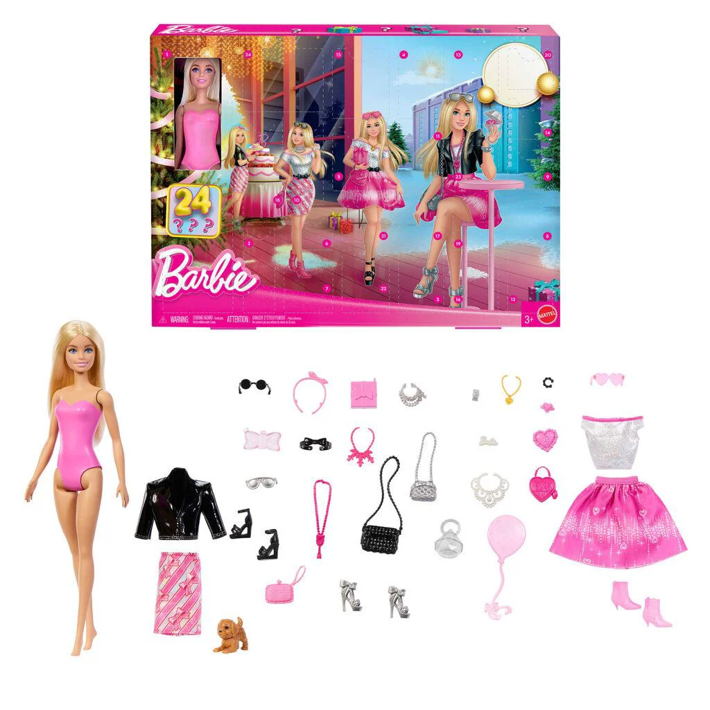 Calendar Advent Barbie 2025 cu 24 de surprize foto