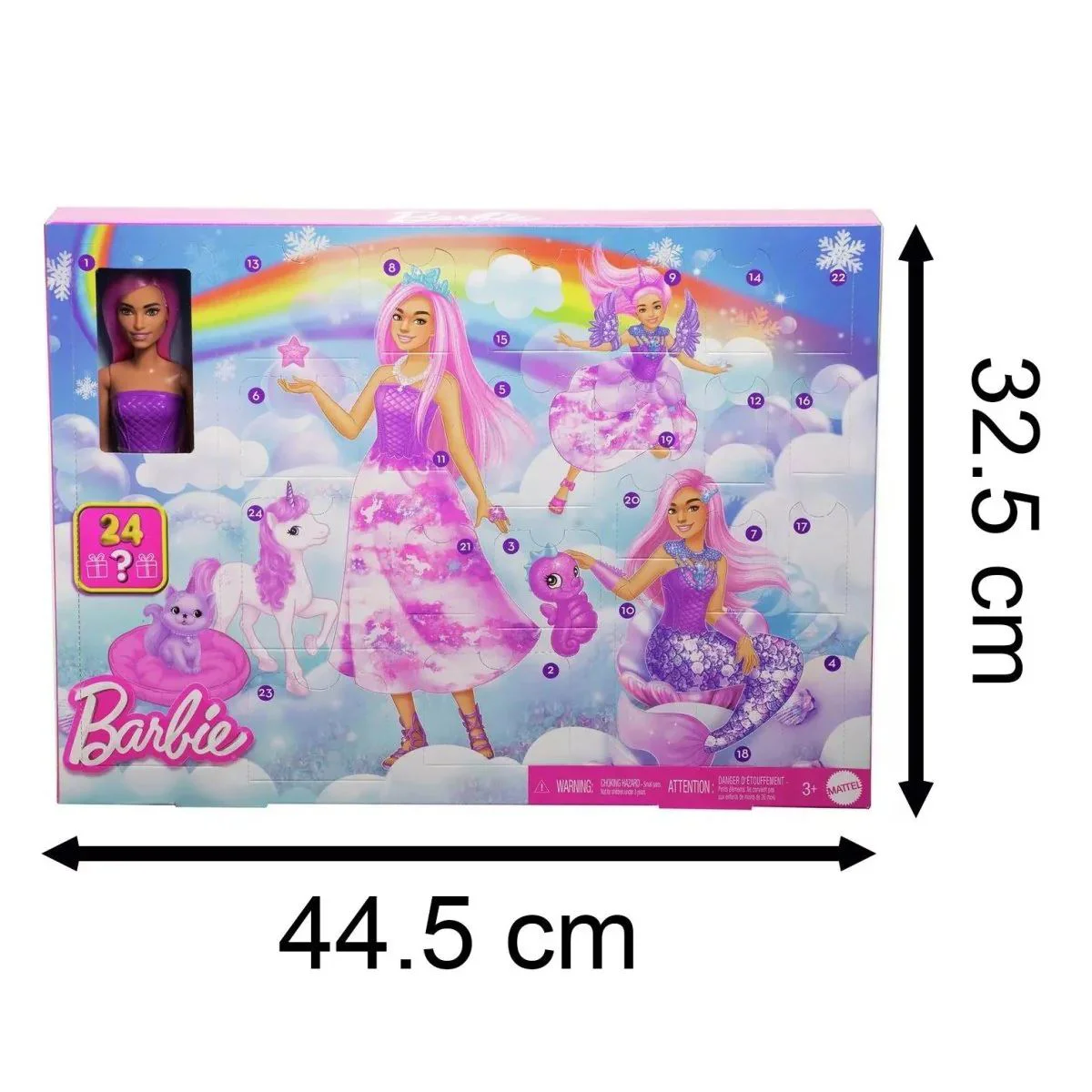Calendar Advent Barbie Lumea magica foto