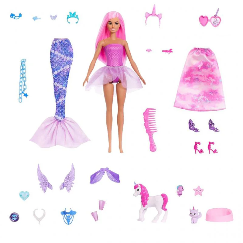 Calendar Advent Barbie Lumea magica foto