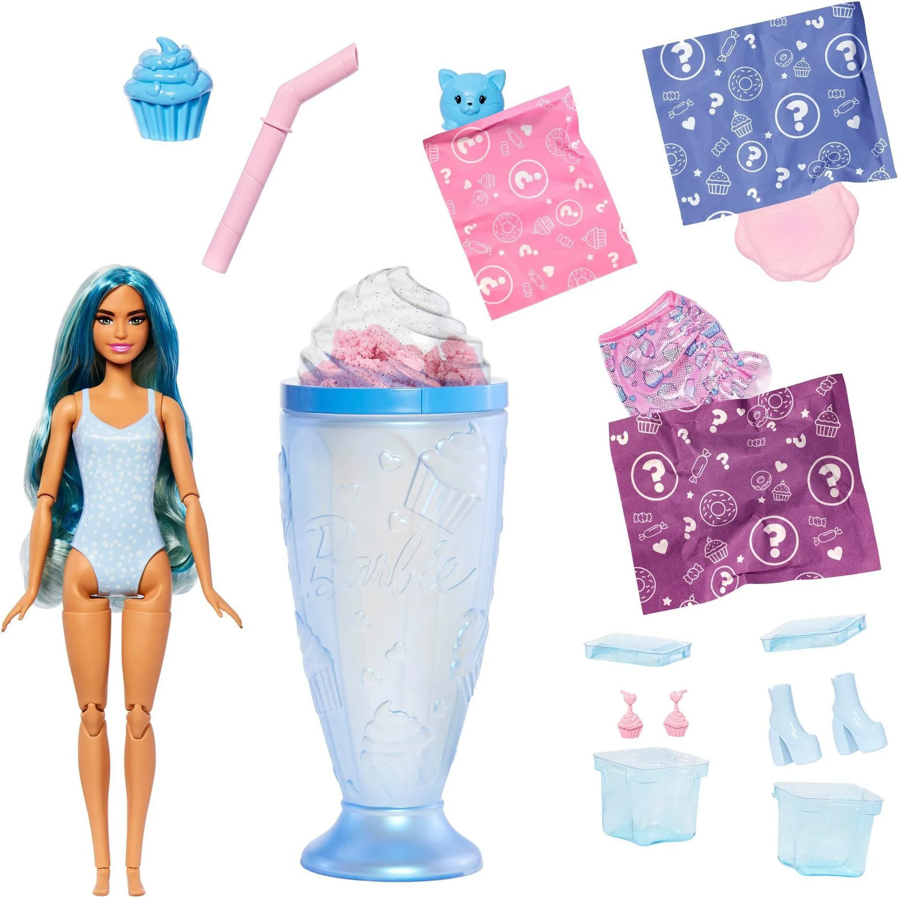 Кукла Barbie Pop Reveal «Мечты о пончиках», серия Сладости, Голубой foto