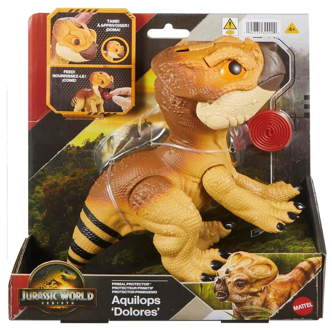 Интерактивная фигурка динозавра Mattel Jurassic World: Aquilops Dolores foto