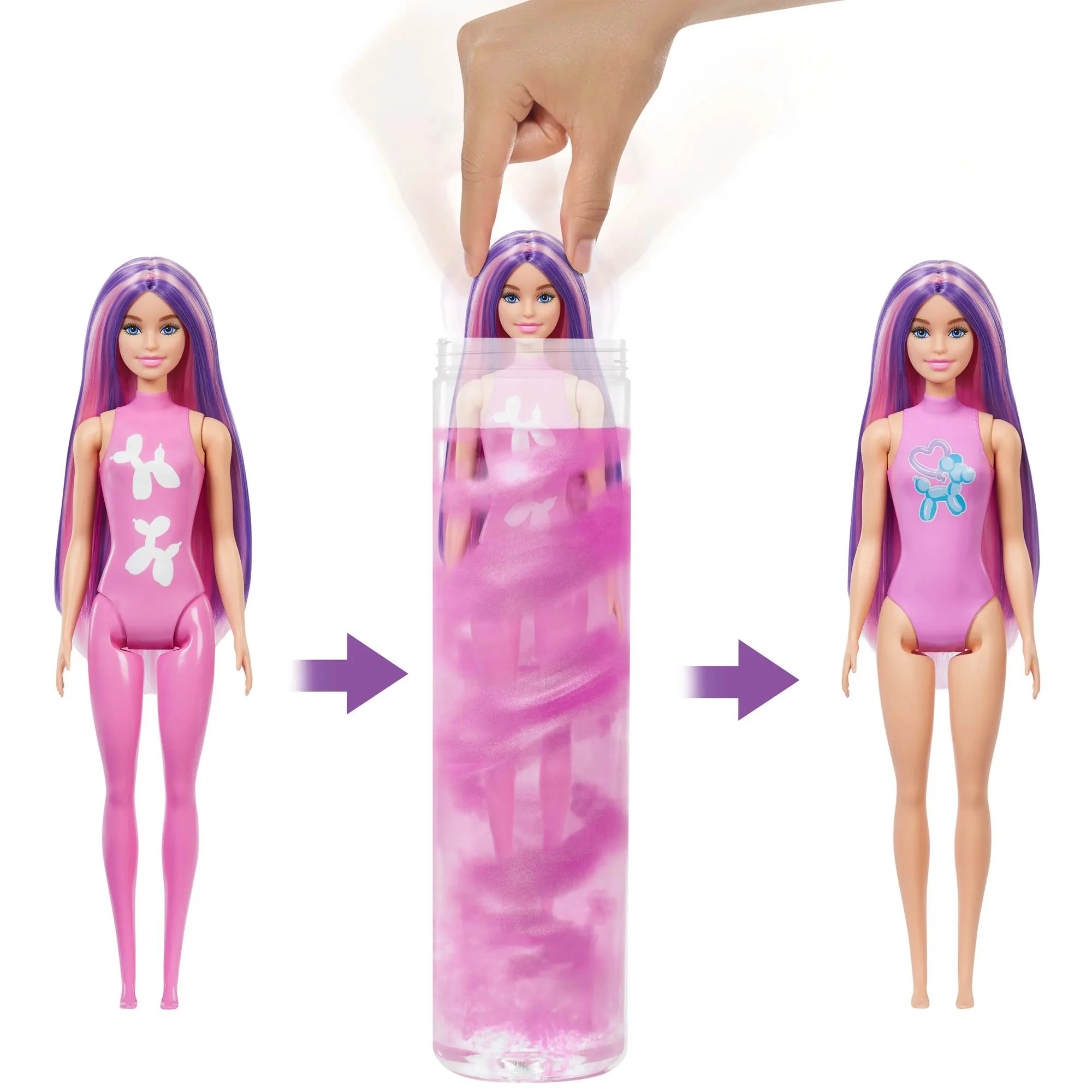 Кукла-сюрприз Barbie Color Reveal , Серия: Воздушные шарики-питомцы foto