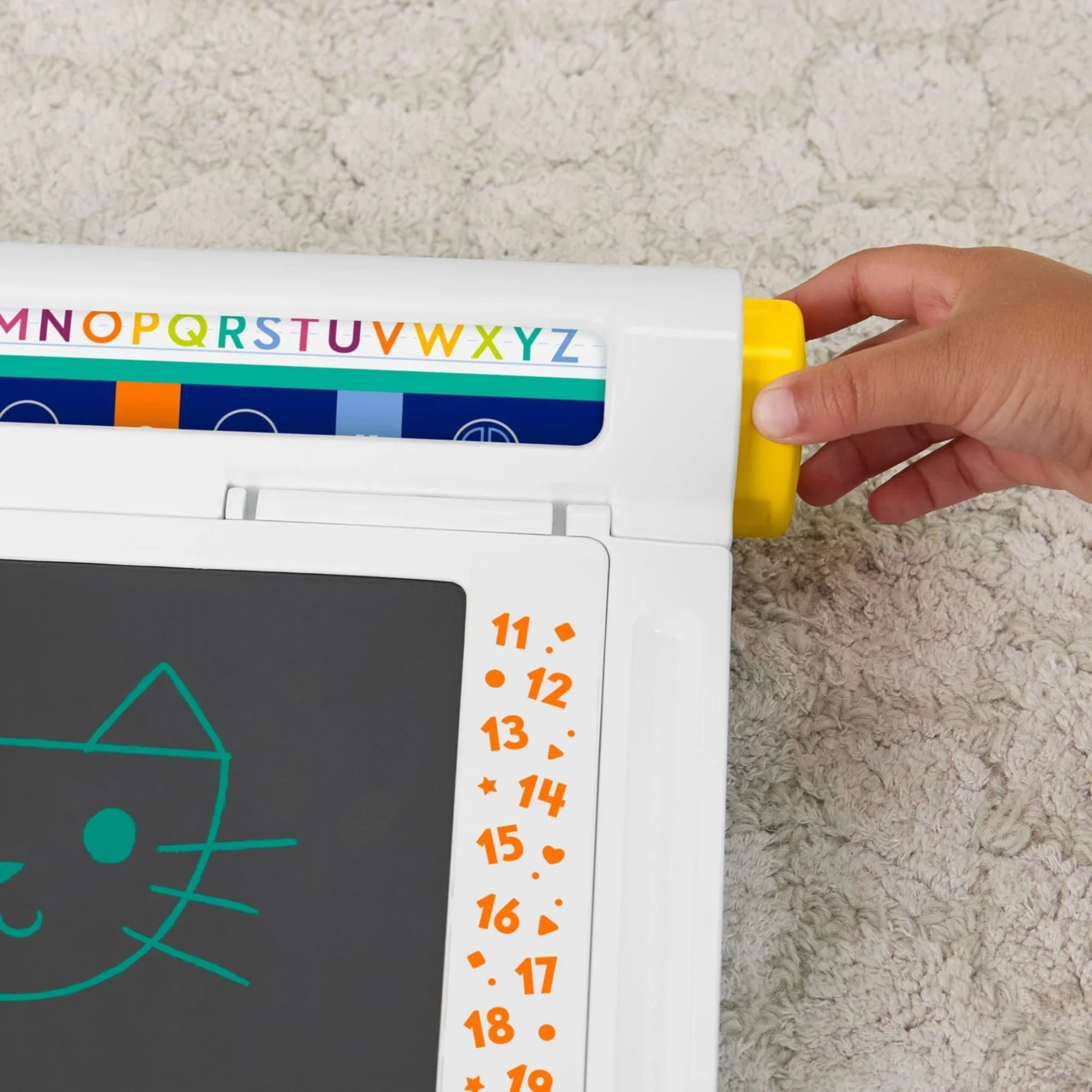 Tableta interactiva Fisher Price cu ecran LCD "Invata si deseneaza" foto
