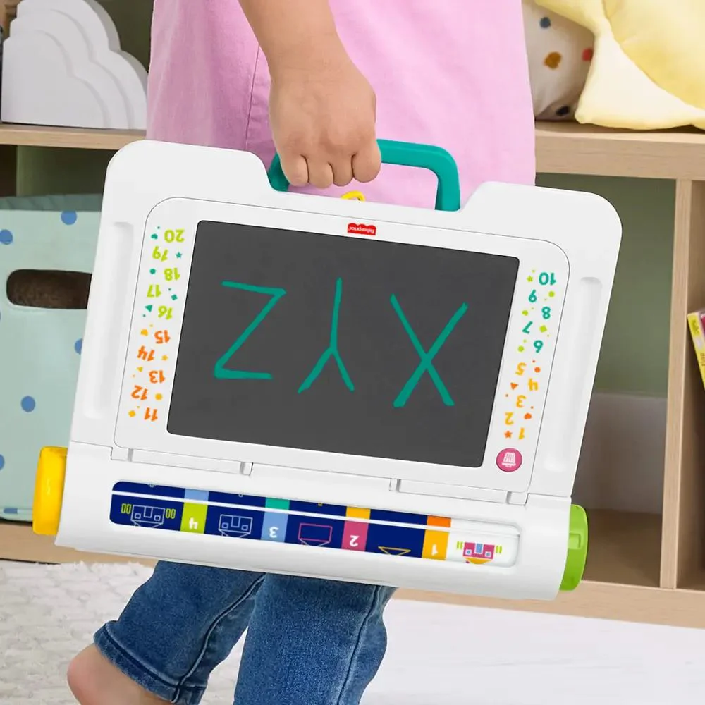 Tableta interactiva Fisher Price cu ecran LCD "Invata si deseneaza" foto