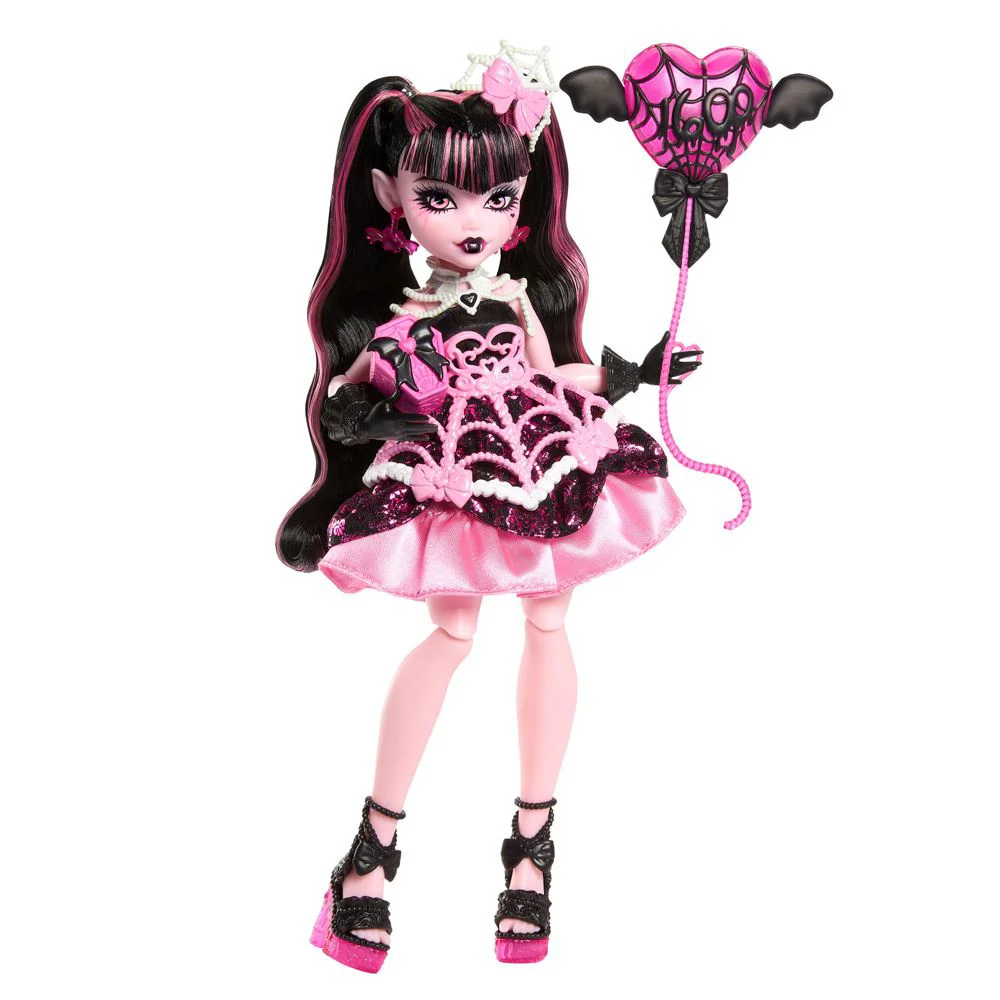 Игровой набор Monster High "Scary Sweet Birthday", Дракулаура с аксессуарами foto