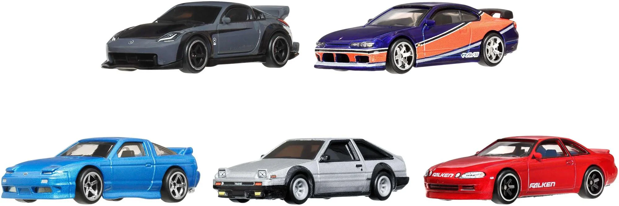 Set de automobile de colectie Hot Wheels Fast & Furious: Tokyo Drift, scara 1:64 foto