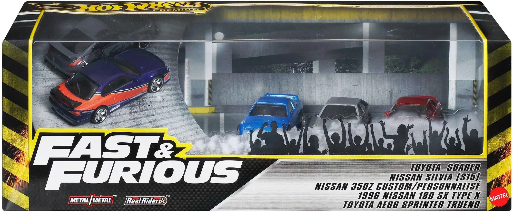 Set de automobile de colectie Hot Wheels Fast & Furious: Tokyo Drift, scara 1:64 foto