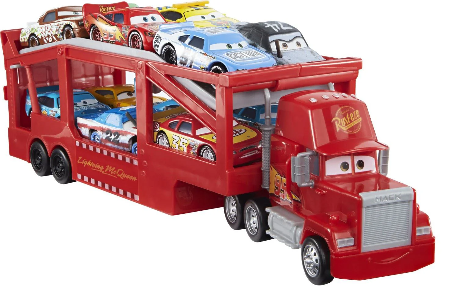 Camion transportor Mattel Disney Cars: Mack foto