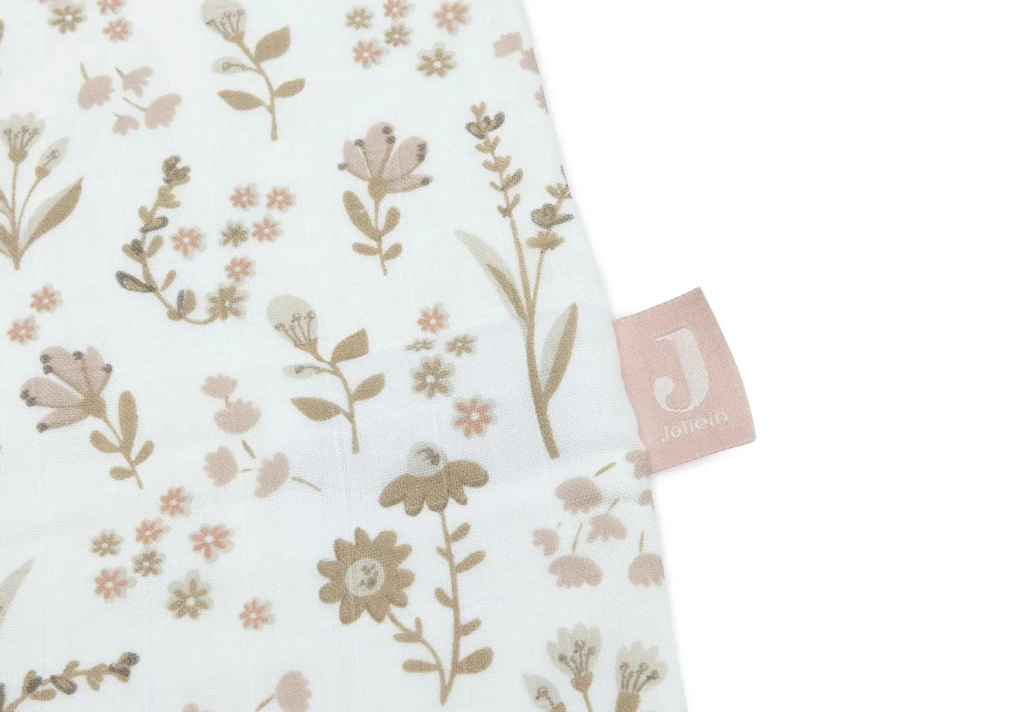 Sac de dormit fara maneci Jollein Muslin Bloomy, 70 cm foto
