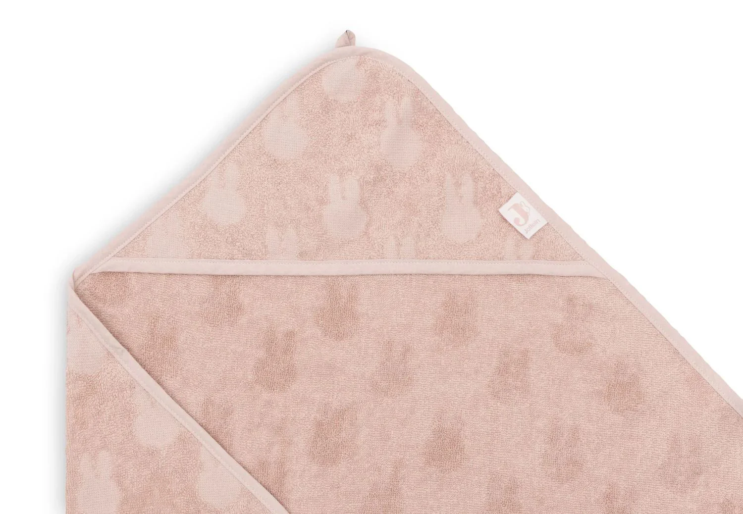 Полотенце с капюшоном Jollein Miffy Jacquard Wild Rose, 75x75 см foto