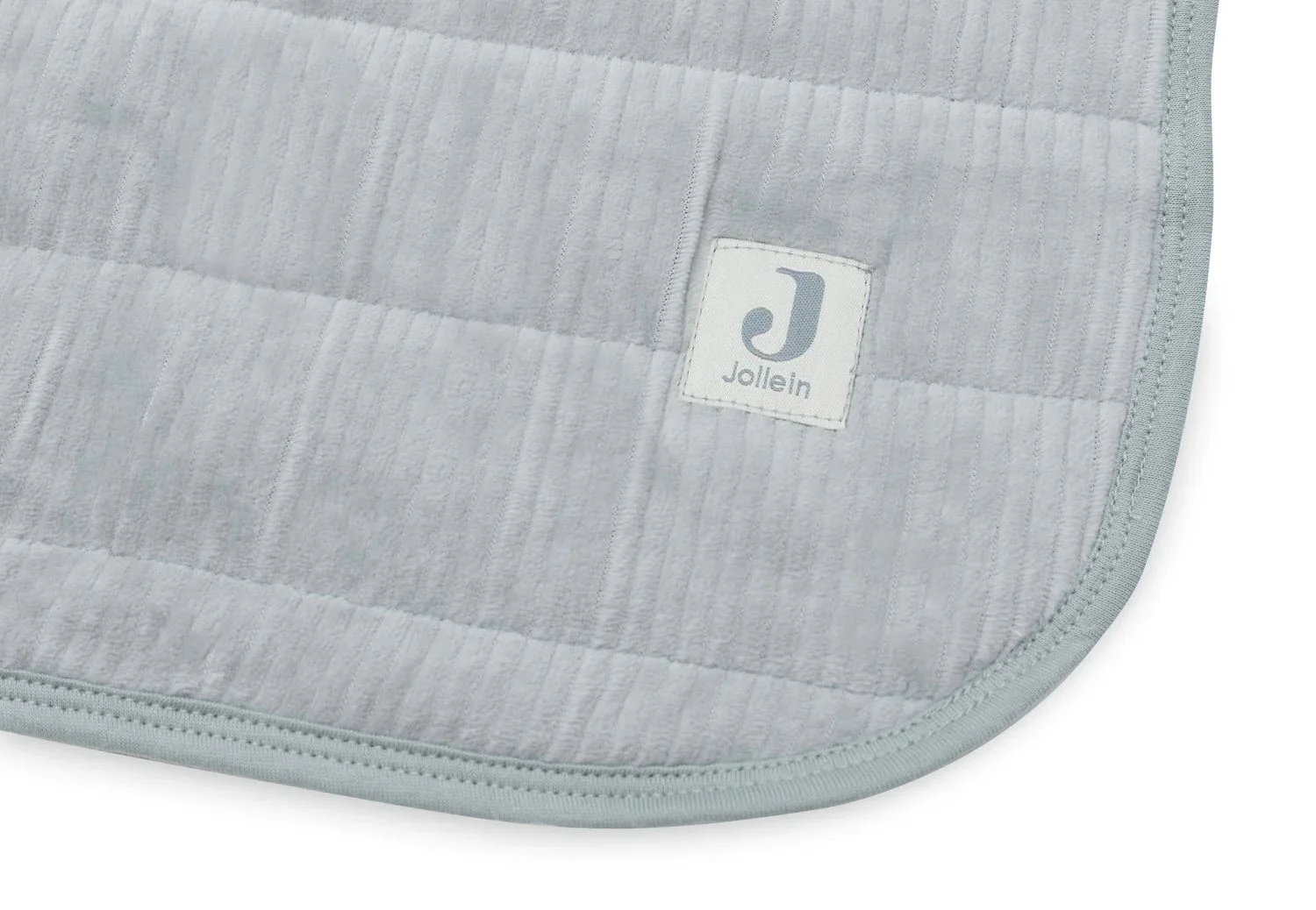 Плед Jollein Velvet Rib Sea Green, 75x100 см foto