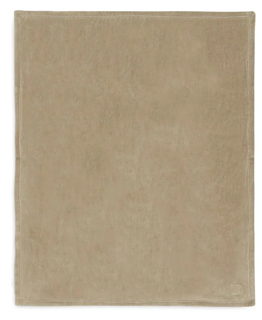 Paturica Jollein Soft Waves Olive Green, 75x100 cm foto