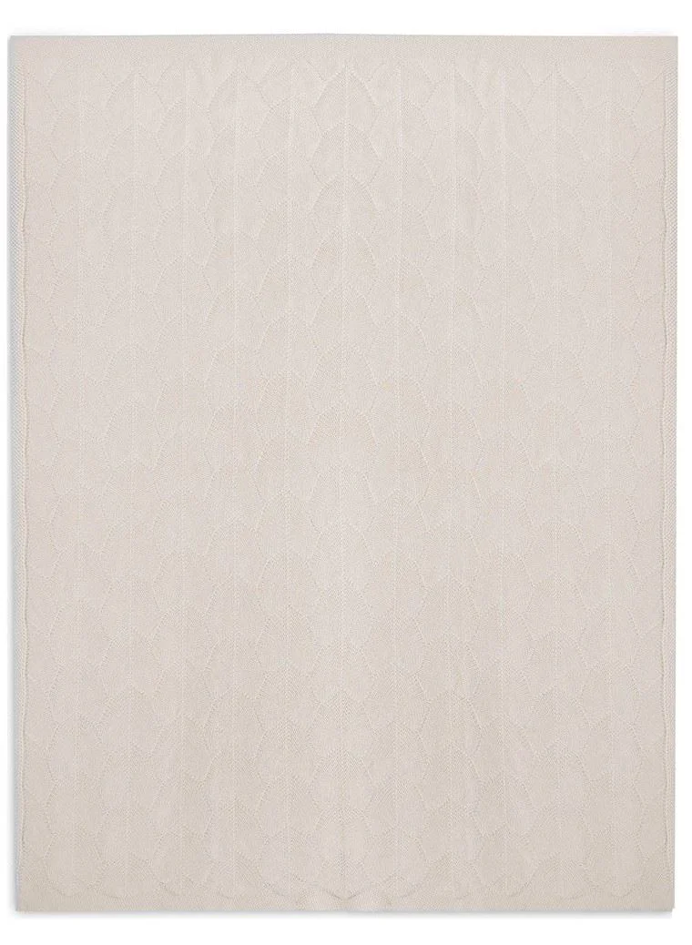 Paturica Jollein Shell Knit Nougat GOTS, 100x150 cm foto