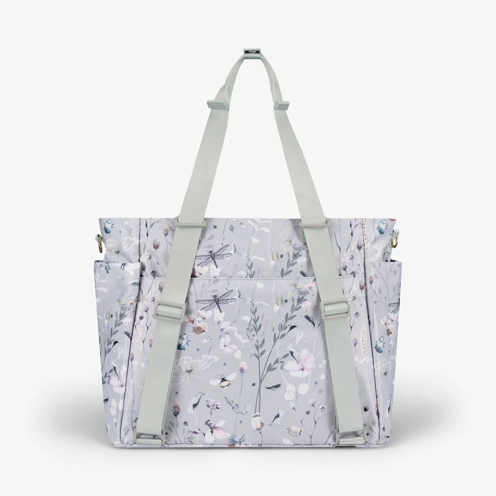 Сумка для мам KikkaBoo Florence Dreamy Fields Grey foto