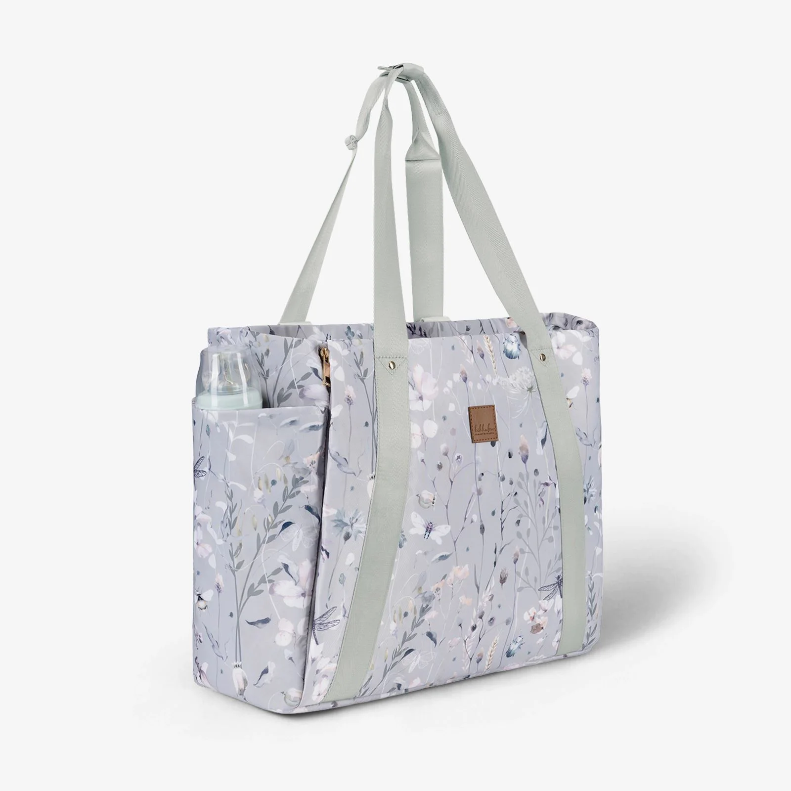 Сумка для мам KikkaBoo Florence Dreamy Fields Grey foto