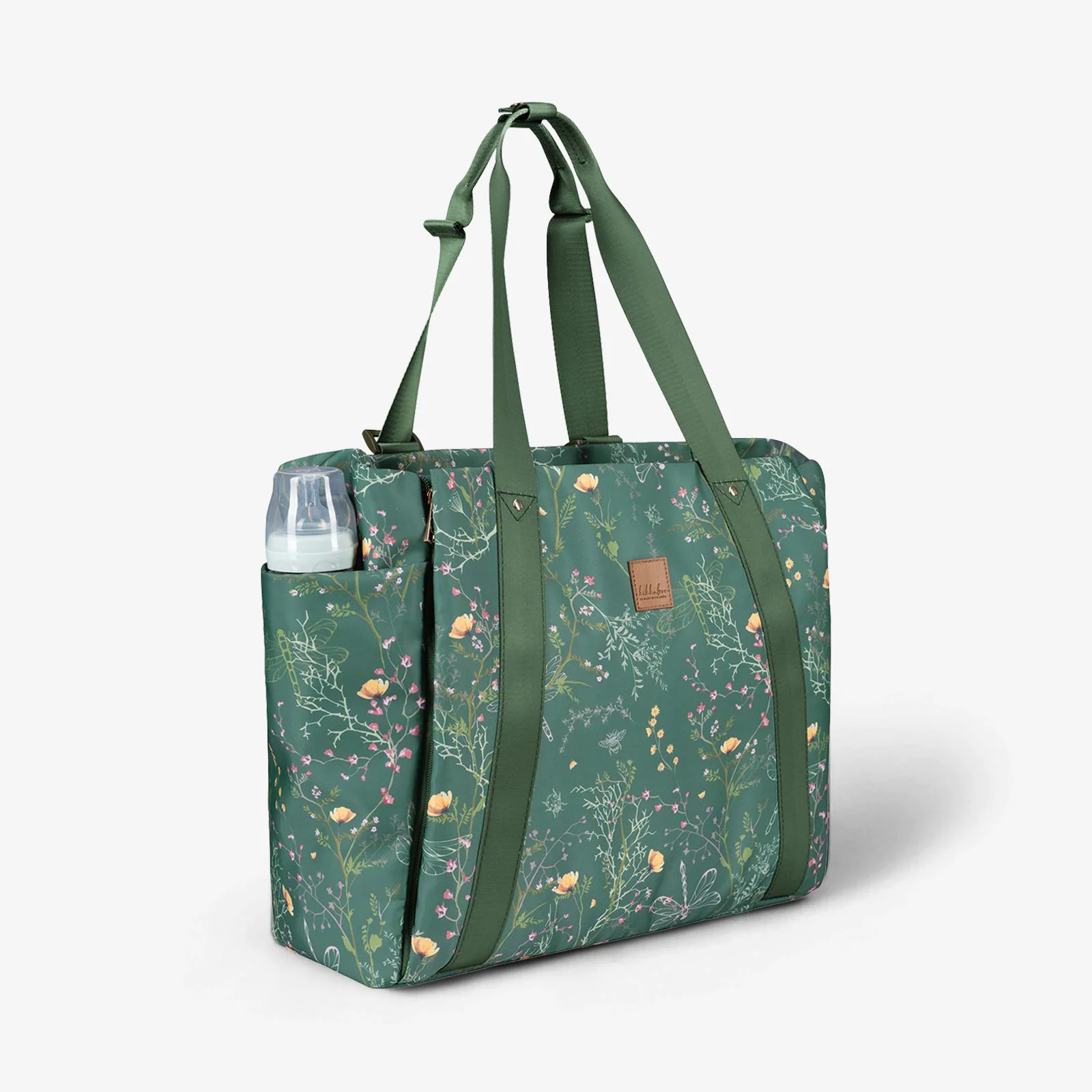 Сумка для мам KikkaBoo Florence Secret Garden Green foto