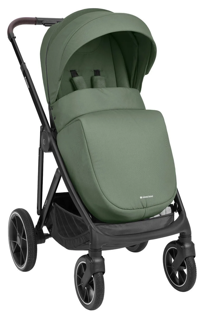 Carucior 3 in 1 KikkaBoo Chiara Army Green foto