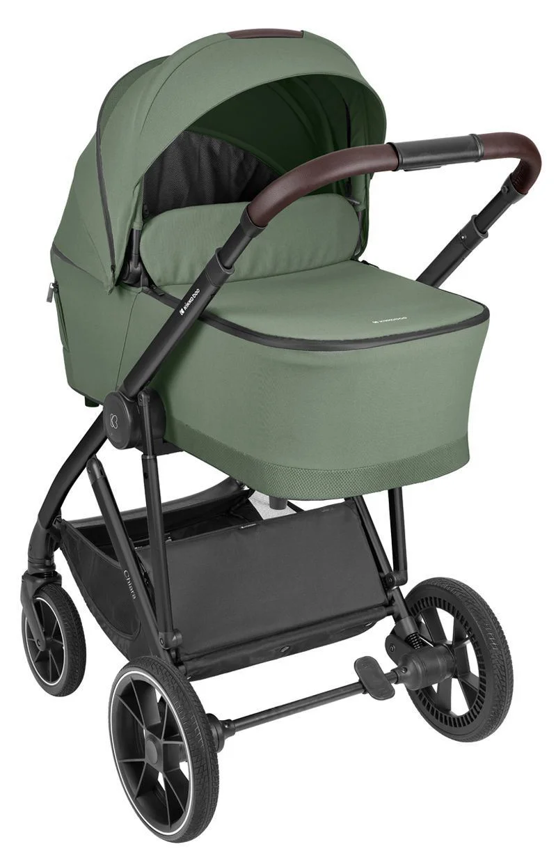 Carucior 3 in 1 KikkaBoo Chiara Army Green foto
