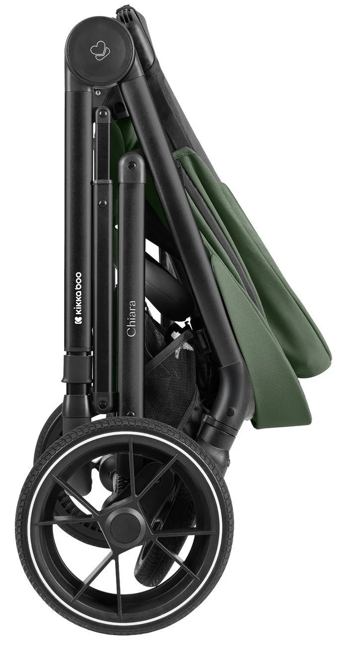 Carucior 3 in 1 KikkaBoo Chiara Army Green foto