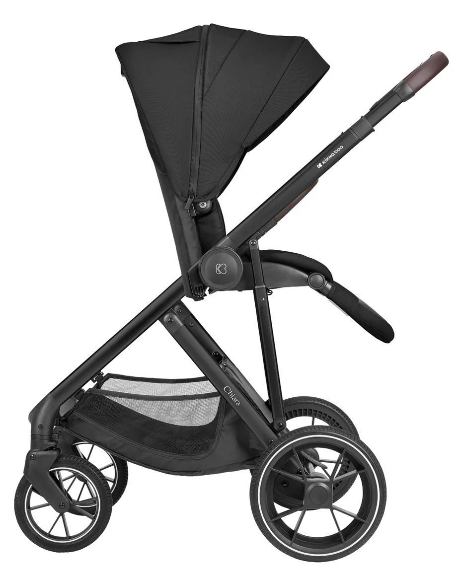 Carucior 3 in 1 KikkaBoo Chiara Black foto
