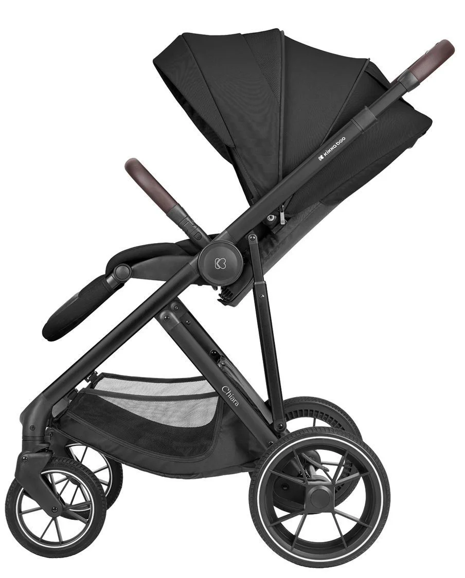 Carucior 3 in 1 KikkaBoo Chiara Black foto