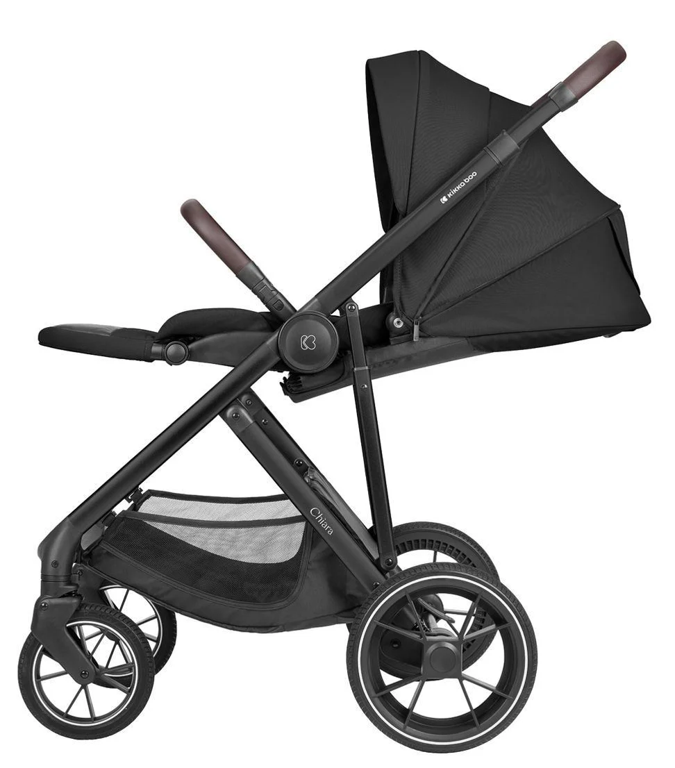 Carucior 3 in 1 KikkaBoo Chiara Black foto