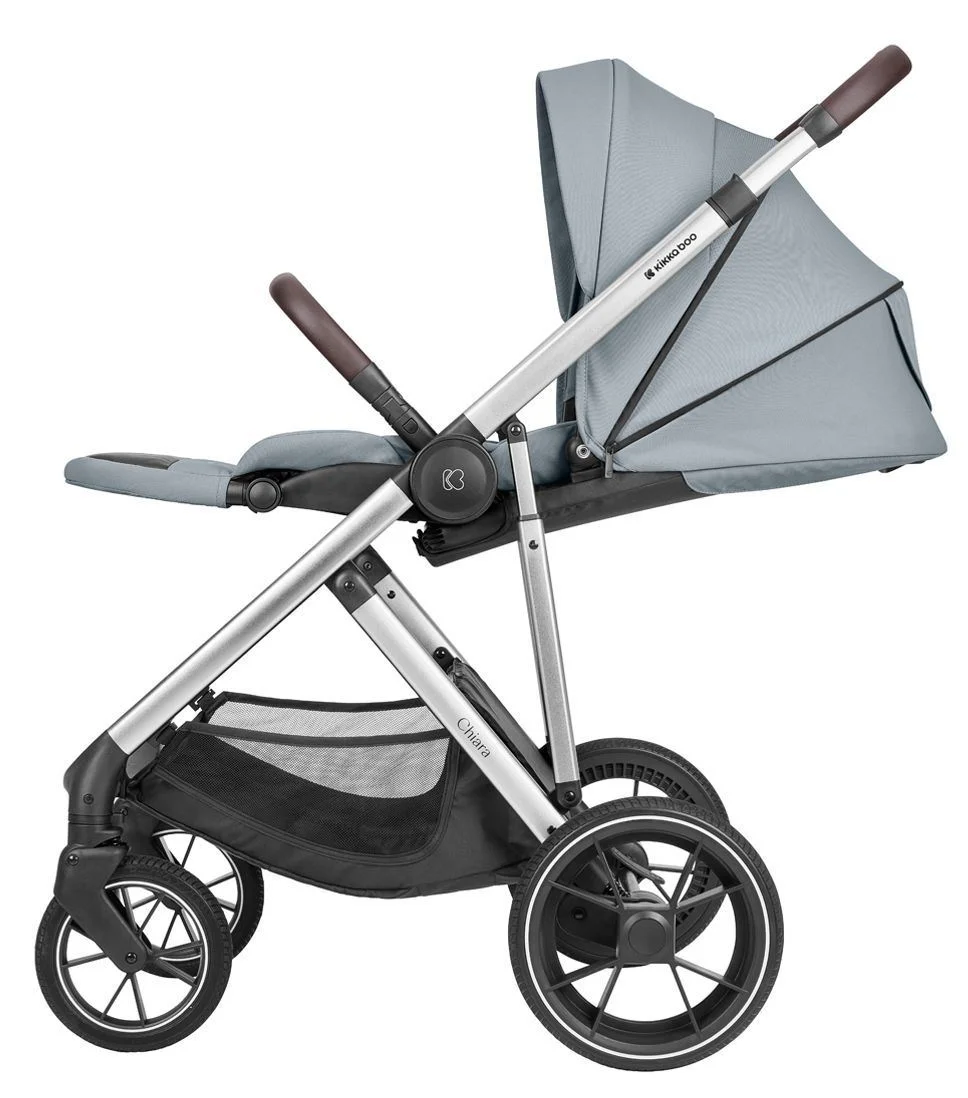 Carucior 3 in 1 KikkaBoo Chiara Grey foto