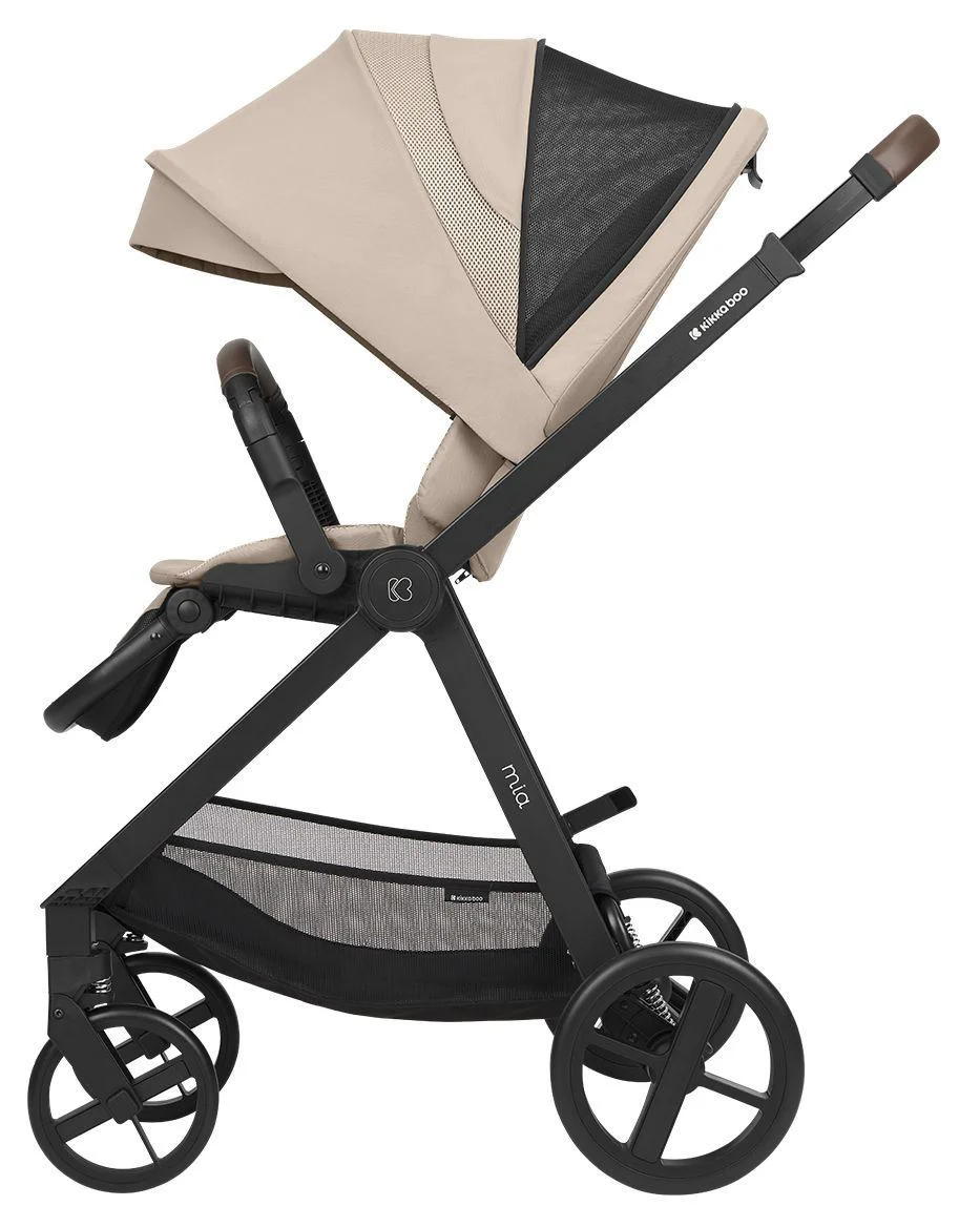 Carucior 3 in 1 KikkaBoo Mia Beige foto