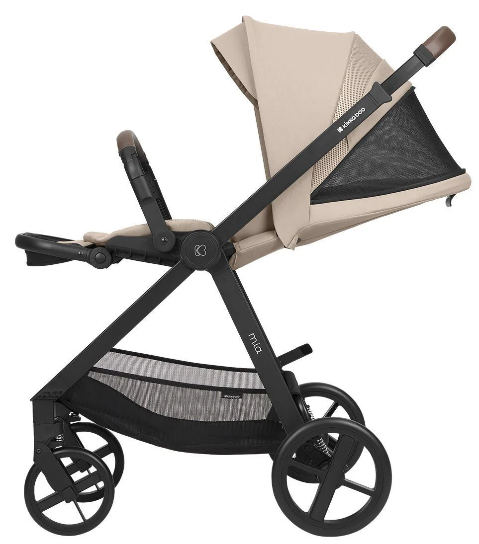 Carucior 3 in 1 KikkaBoo Mia Beige foto